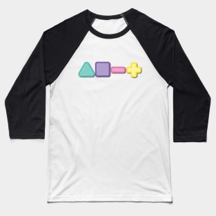 Geometric Shapes | Arithmetic | Geometry | Mathematics Baseball T-Shirt